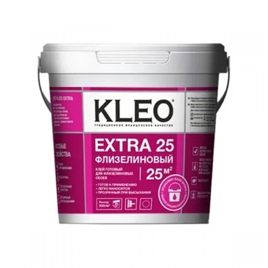 Клей обойный KLEO EXTRA для флизелина готовый 5кг.