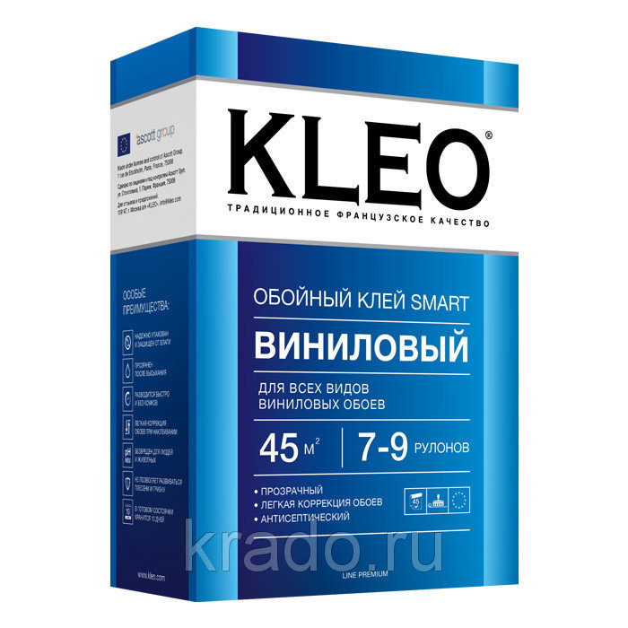Клей обойный KLEO ВИНИЛОВЫЙ 200гр 7-9 рулонов (20)